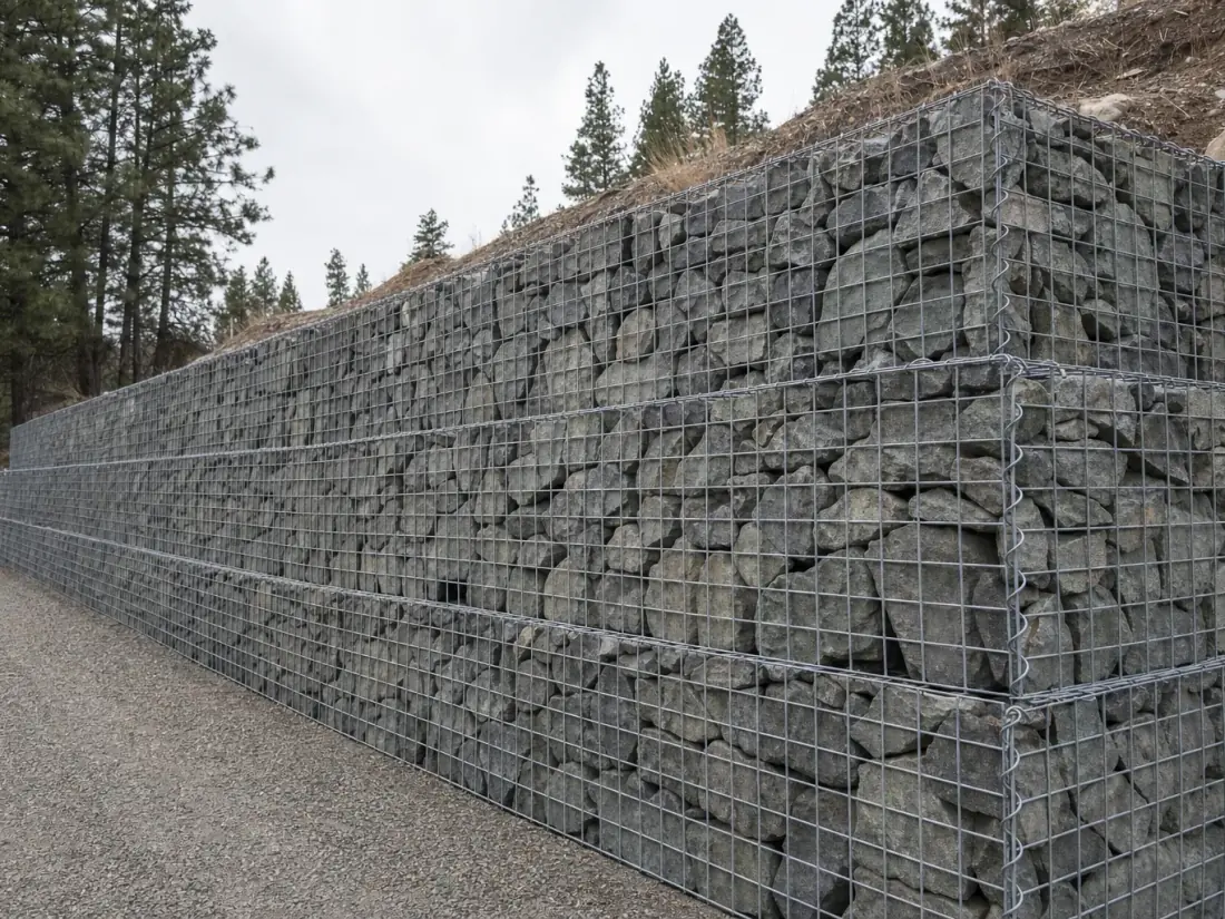 Gabion — retaining walls