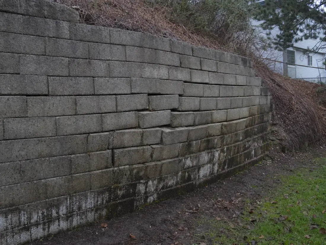 Retaining Wall Repair project
