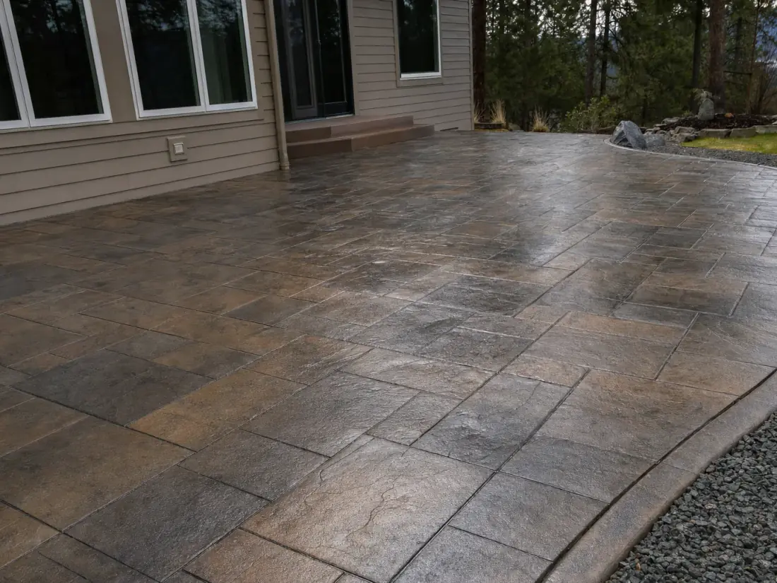 Stamped and Decorative Concrete project