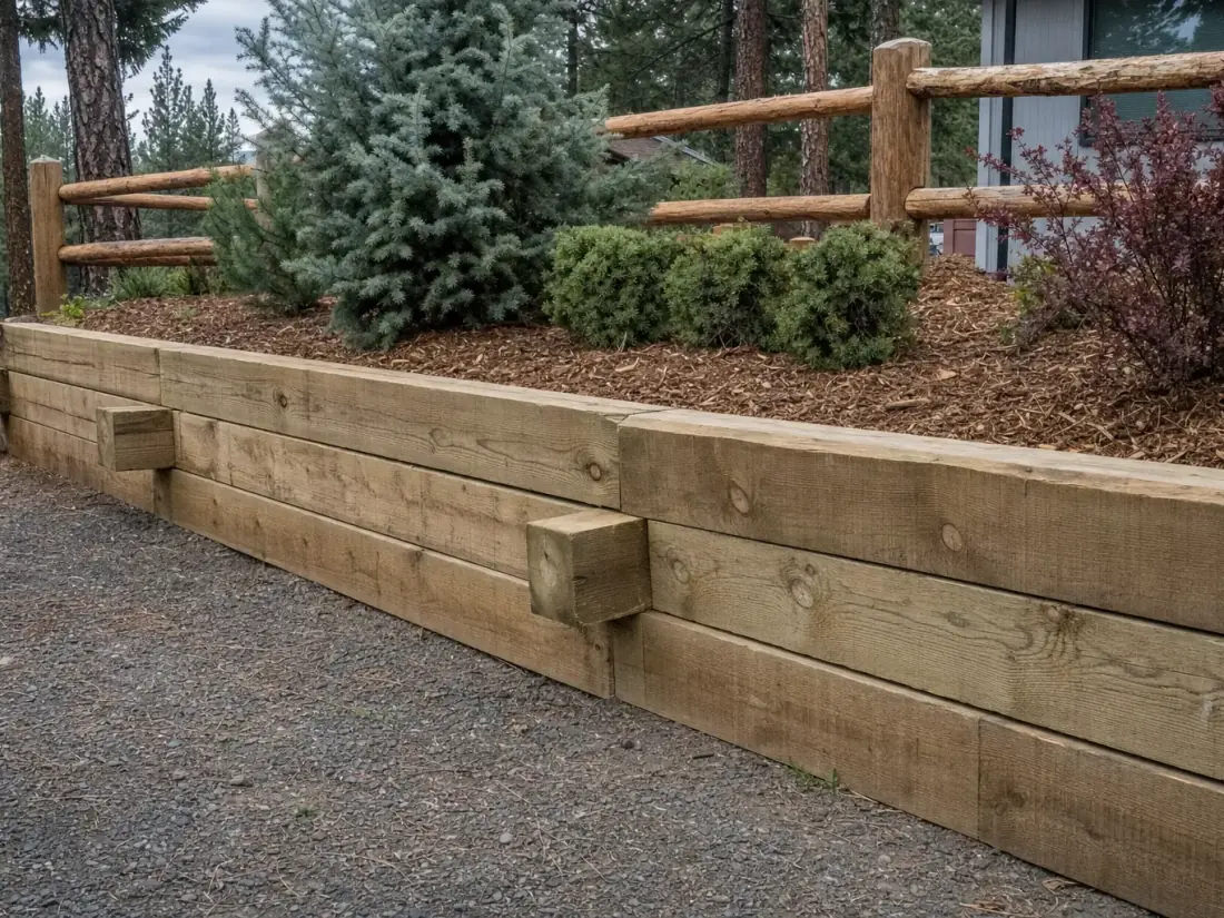Timber Retaining Walls project